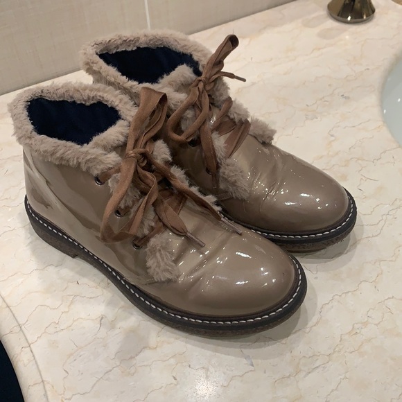 Kids tan fur botties - Picture 3 of 6